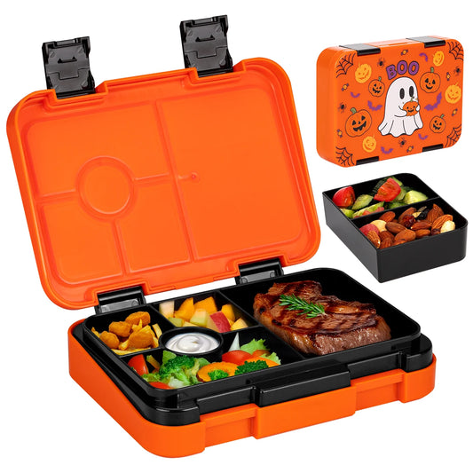 Kids Bento Lunch Box – Microwave Safe Leak-Proof Food Container for School, Travel & Snacks