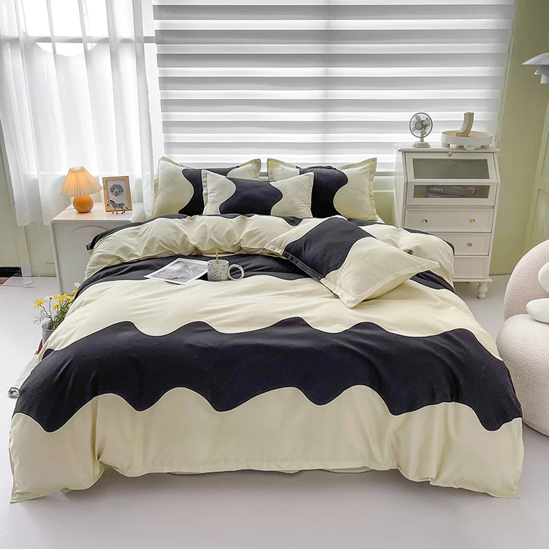 4-Piece Brushed Microfiber Bedding Set