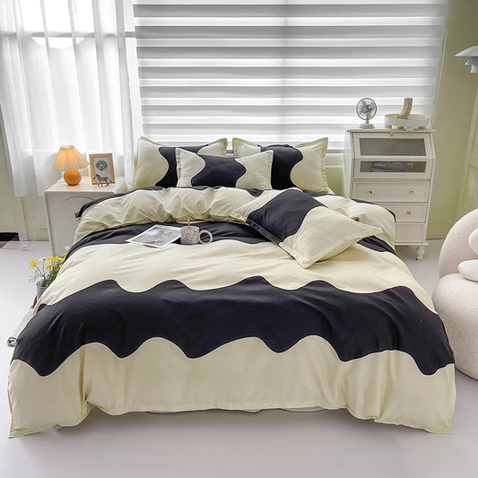 4-Piece Brushed Microfiber Bedding Set