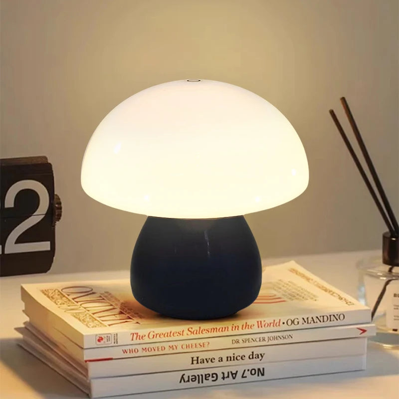 Rechargeable Mushroom LED Touch Night Light