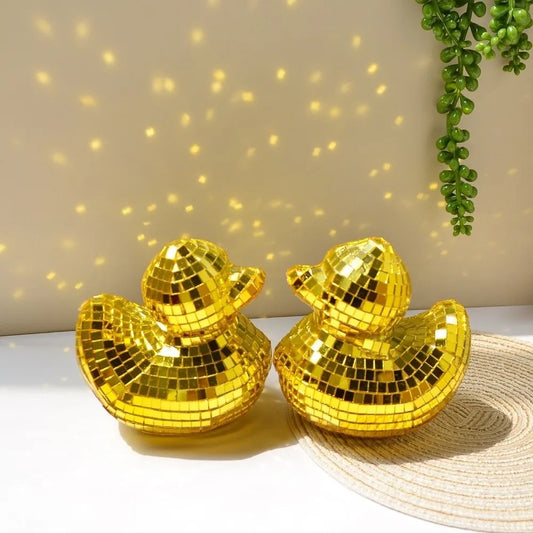 Disco Mirror Duck Decorative Ornament