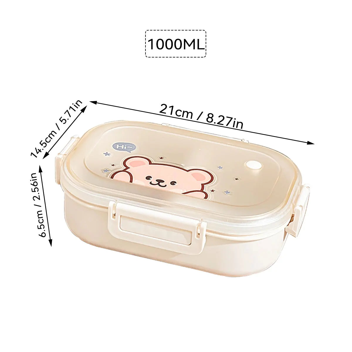 Compartment Lunch Box – Portable Microwave-Safe Food Container