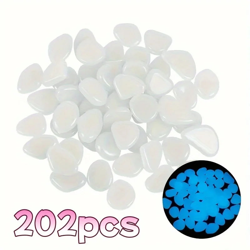 100PCS Glow in the Dark Pebbles