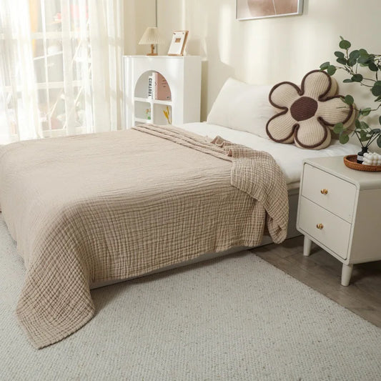 Lightweight All-Season Throw Blanket