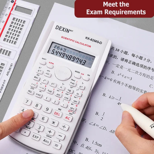 Scientific Calculator 12-Digit Dual Line Display