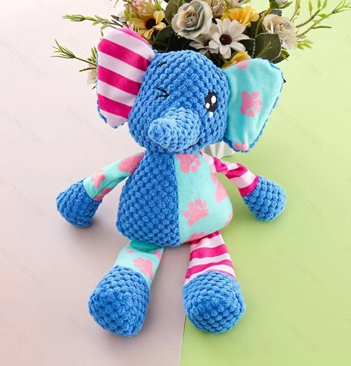 Plush Squeaky Dog Toy – Interactive Chew Toy