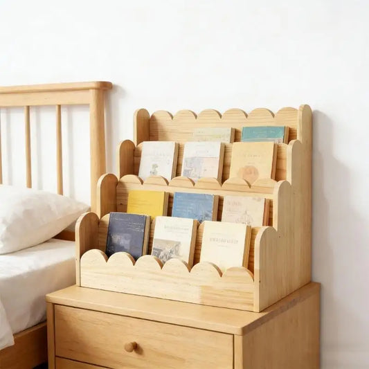 Wooden Kids Book Display Stand