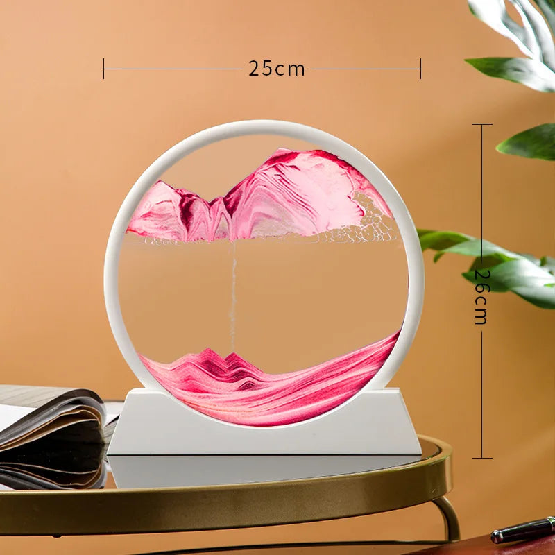 3D Moving Sand Art Picture Quicksand Glass Decor