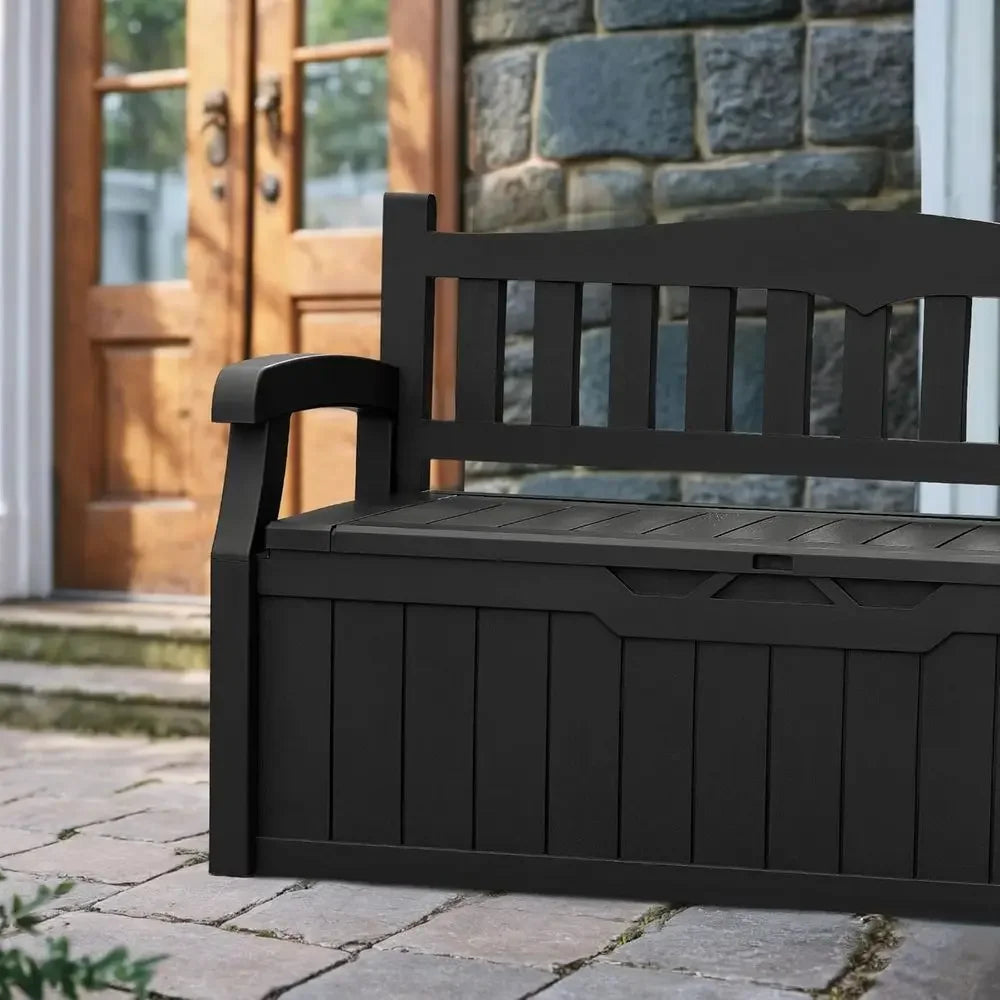 Lockable Outdoor Storage Bench