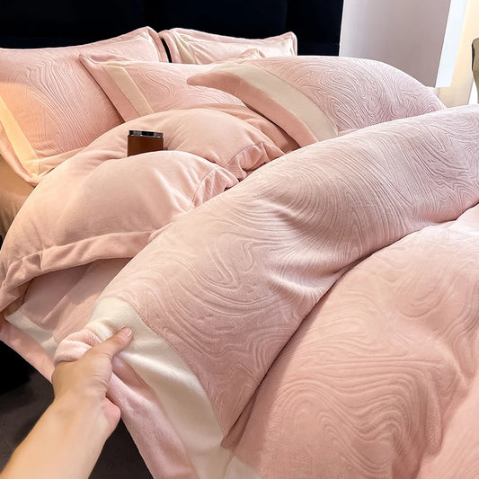 Luxury Milk Velvet Duvet Cover Set