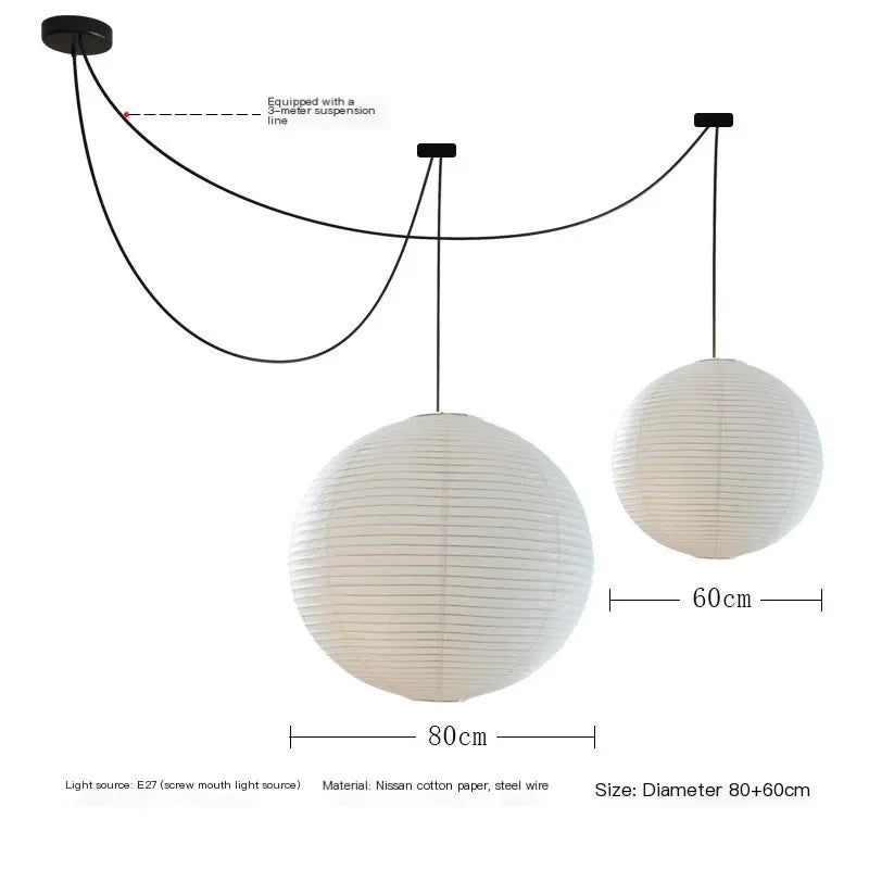 Rice Paper Pendant Light