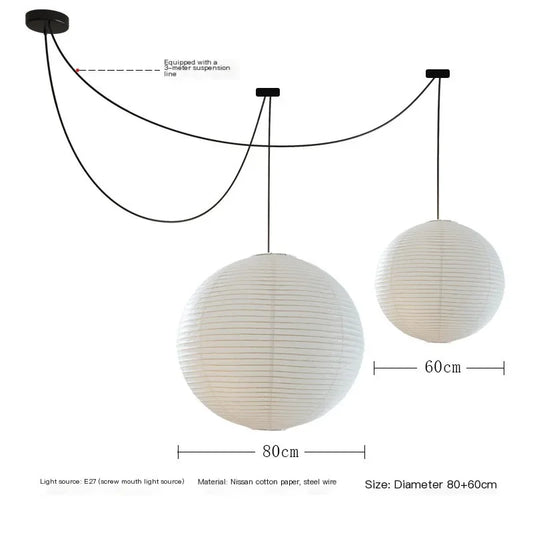 Rice Paper Pendant Light