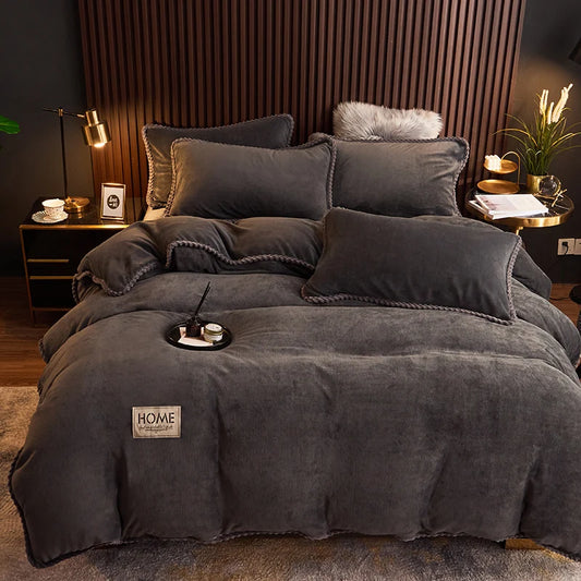 Plush Velvet Duvet Cover