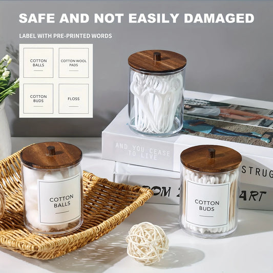Qtip Holder Dispenser Jars