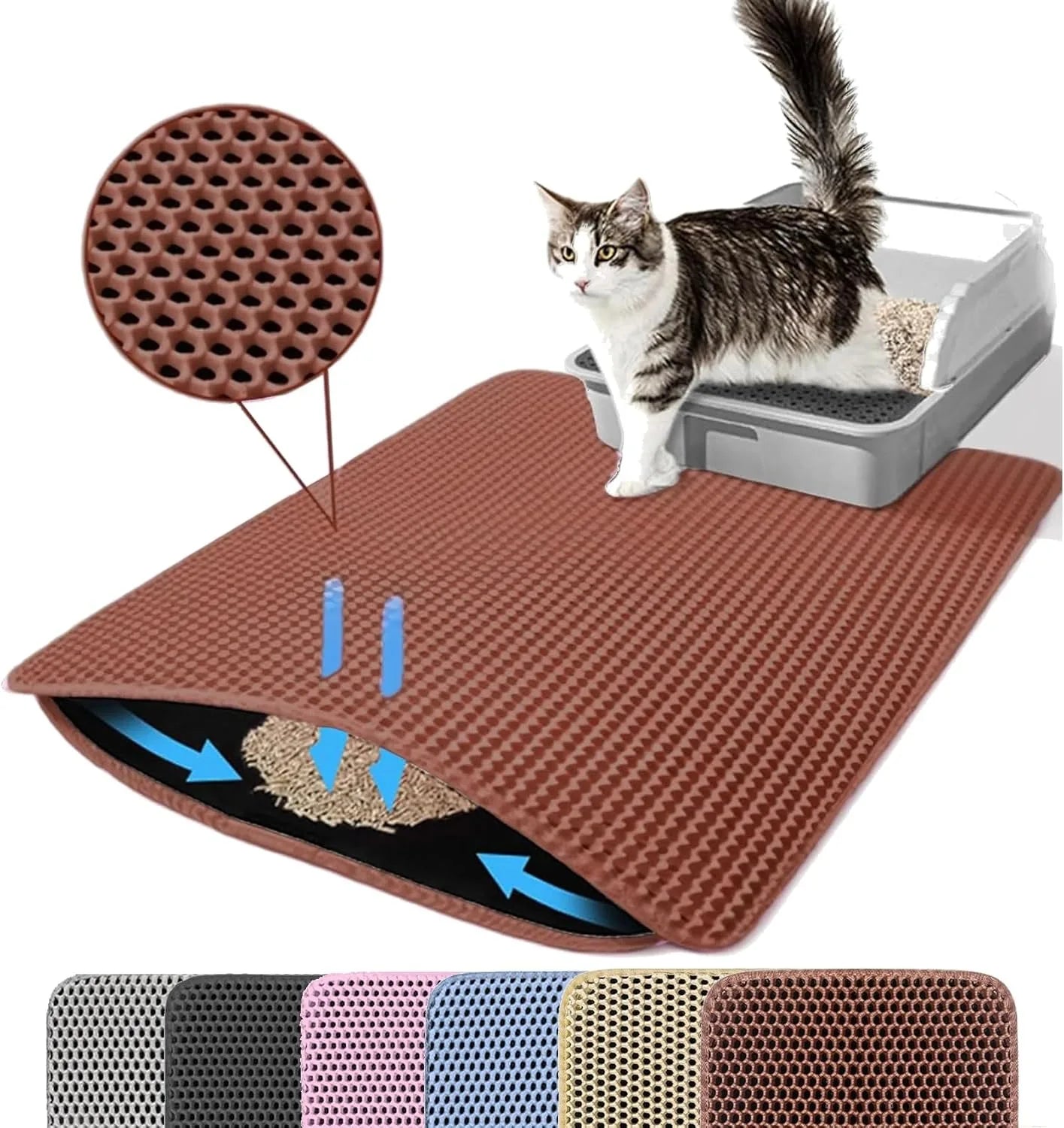 Double Layer Cat Litter Mat