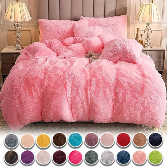 Luxury Plush Duvet Cover Set