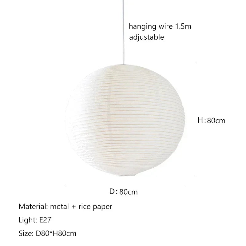 Rice Paper Pendant Light