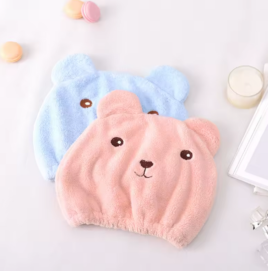 Extra thick and super absorbent headband, towel, shower cap, hair cap