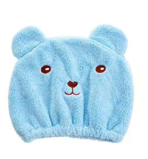Extra thick and super absorbent headband, towel, shower cap, hair cap