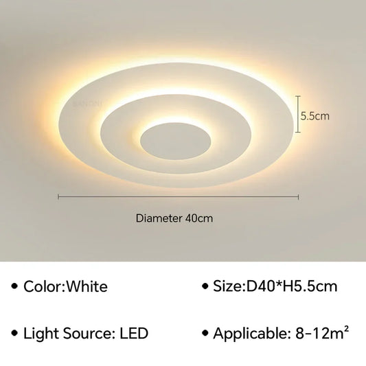 Modern LED Flush Mount Ceiling Chandelier