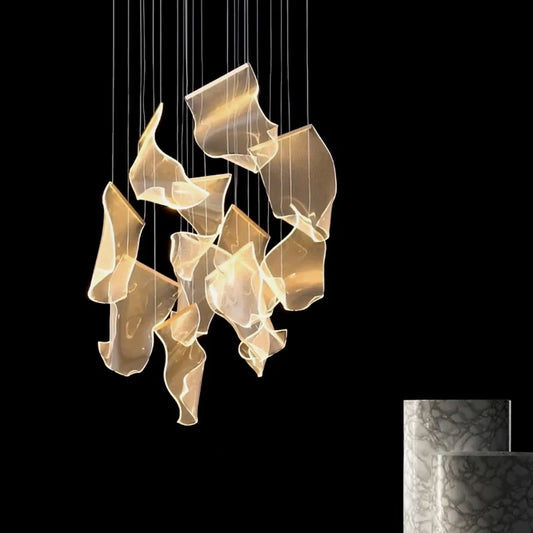 Modern LED Spiral Chandelier