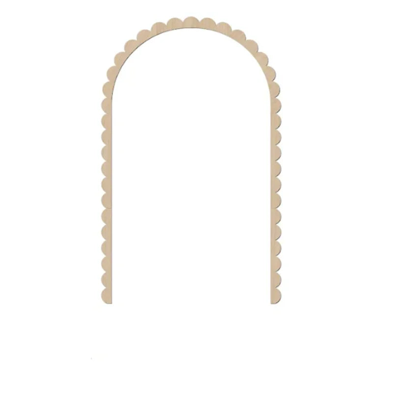 Modern Wooden Arch Wall Panel DIY Décor