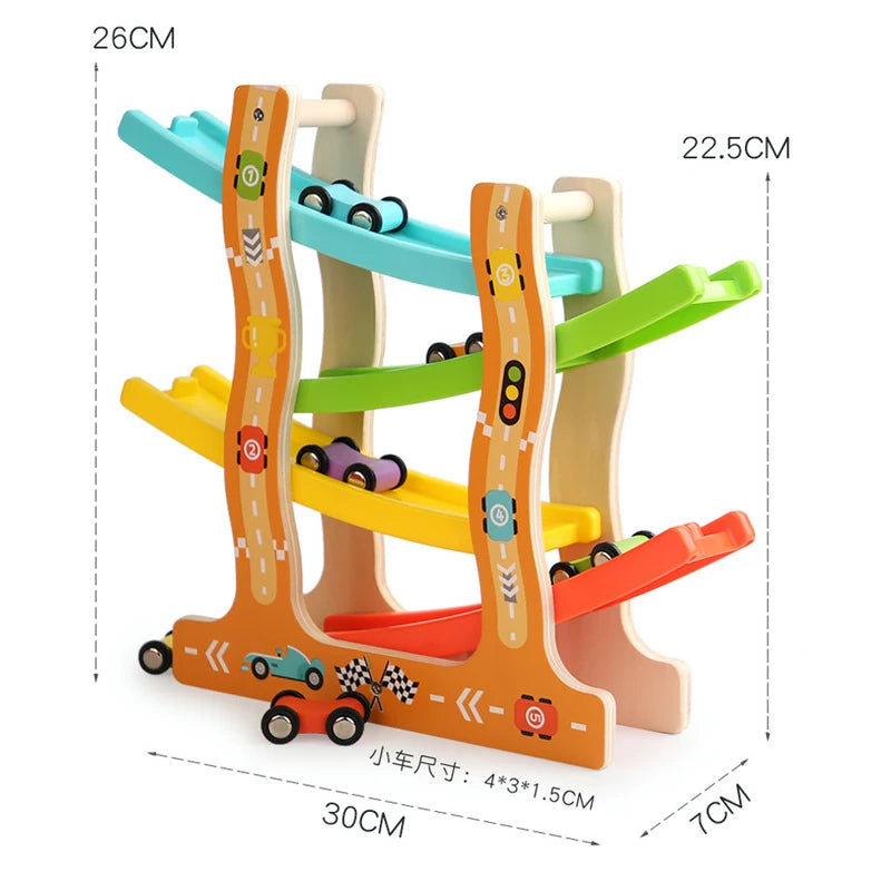Wooden Car Ramp Racer