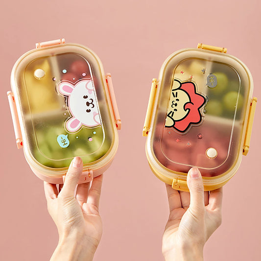 Compartment Lunch Box – Portable Microwave-Safe Food Container