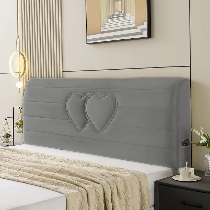 All-Inclusive Velvet Headboard Cover
