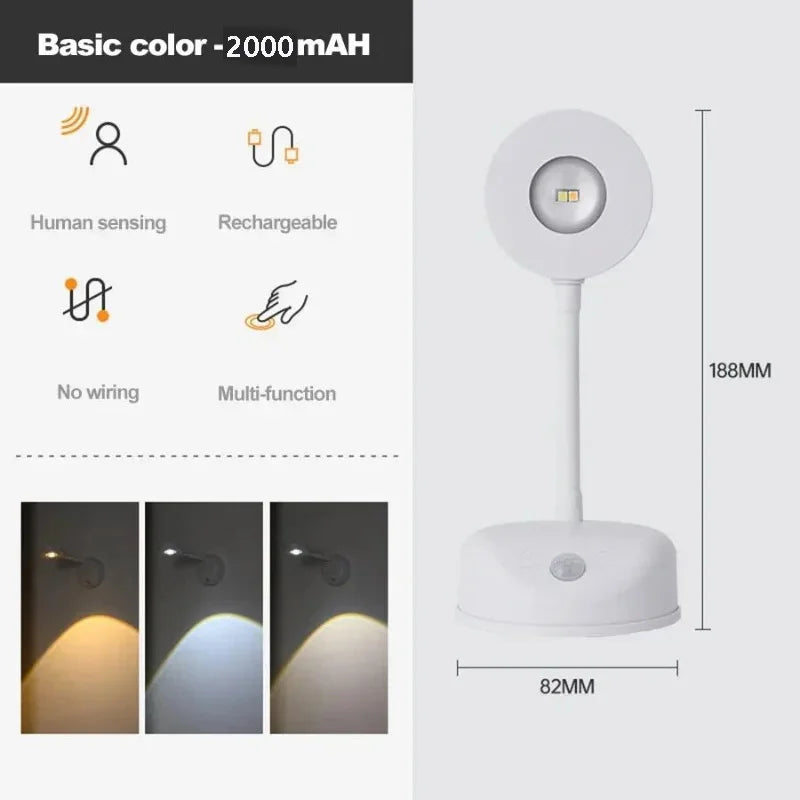 Rechargeable Motion Sensor LED Wall Light