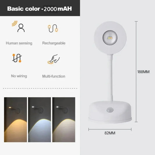 Rechargeable Motion Sensor LED Wall Light