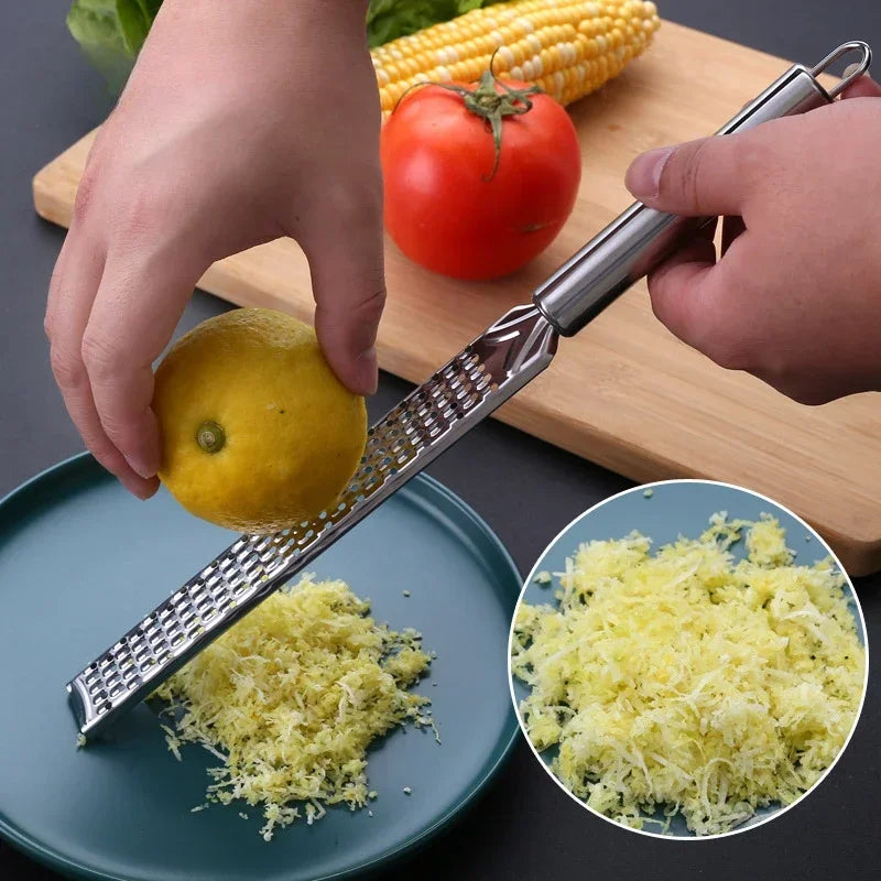 Stainless Steel Cheese Grater & Lemon Zester