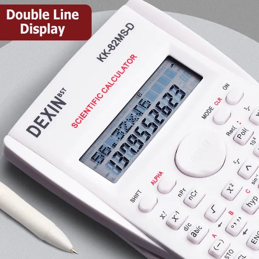 Scientific Calculator 12-Digit Dual Line Display