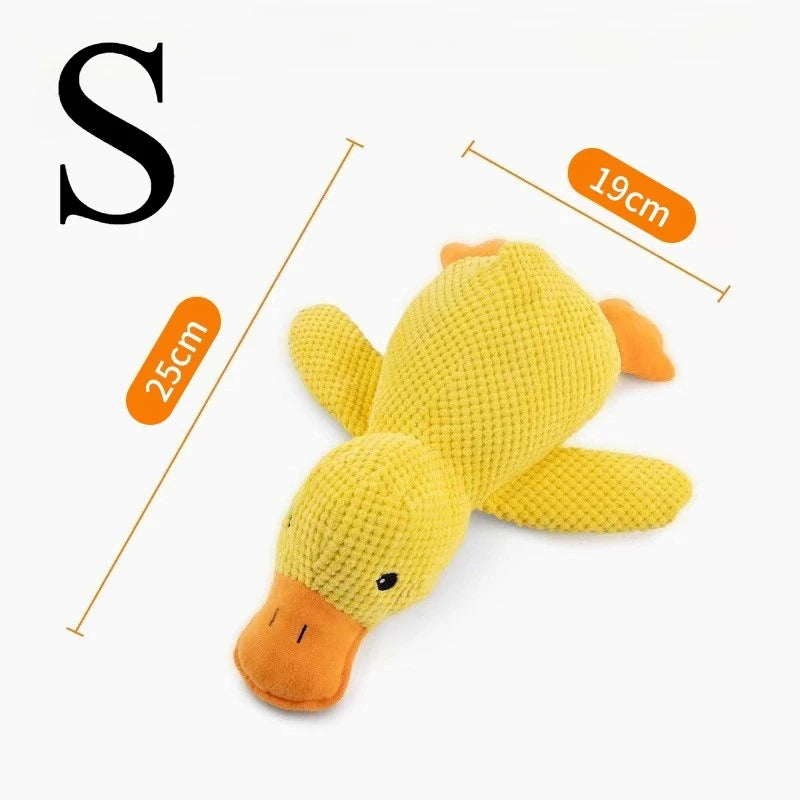 Plush Duck Dog Toy