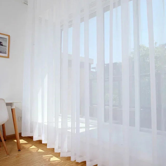 Luxury Embroidered Window Curtains