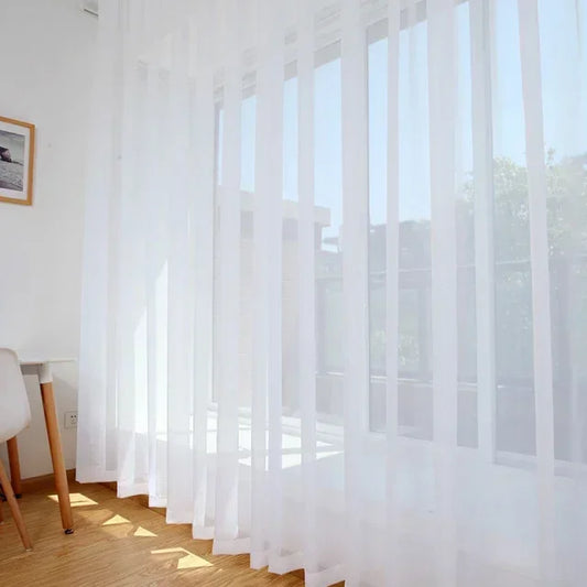 Luxury Embroidered Window Curtains