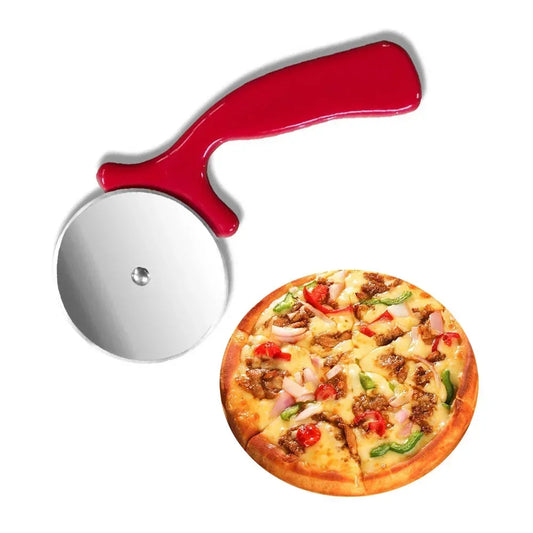 Stainless Steel Pizza Cutter Wheel with Ergonomic Handle