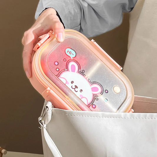Compartment Lunch Box – Portable Microwave-Safe Food Container