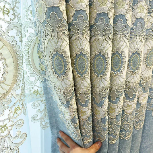 Luxury Embroidered Window Curtains