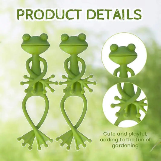 Cute Frog Plant Support Clips