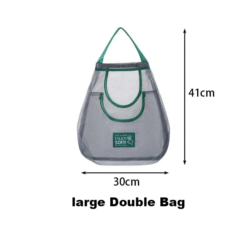 Reusable Hanging Mesh Storage Bag