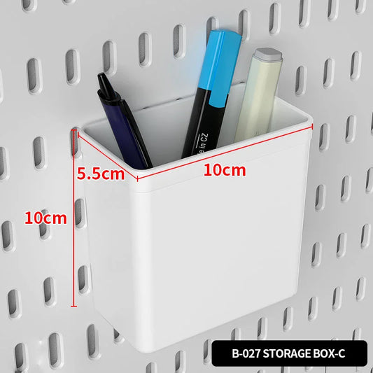 Desktop Pegboard Storage Organizer Kit