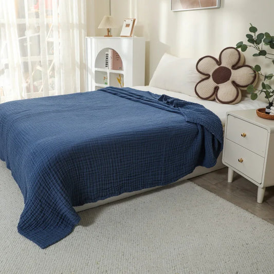 Lightweight All-Season Throw Blanket