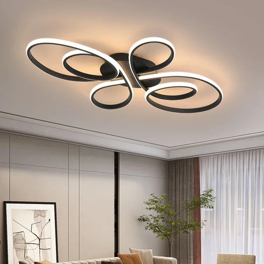 Remote Dimmable Chandelier for Living Room & Bedroom