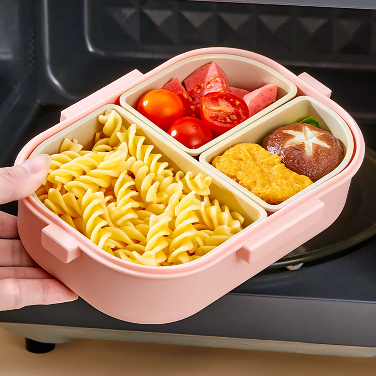 Compartment Lunch Box – Portable Microwave-Safe Food Container