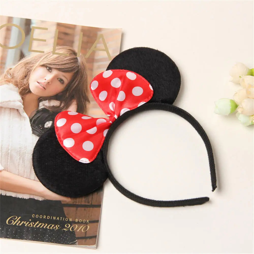 Minnie Mouse Ears Sequin Headband
