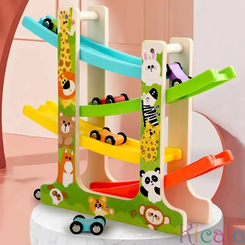 Wooden Car Ramp Racer