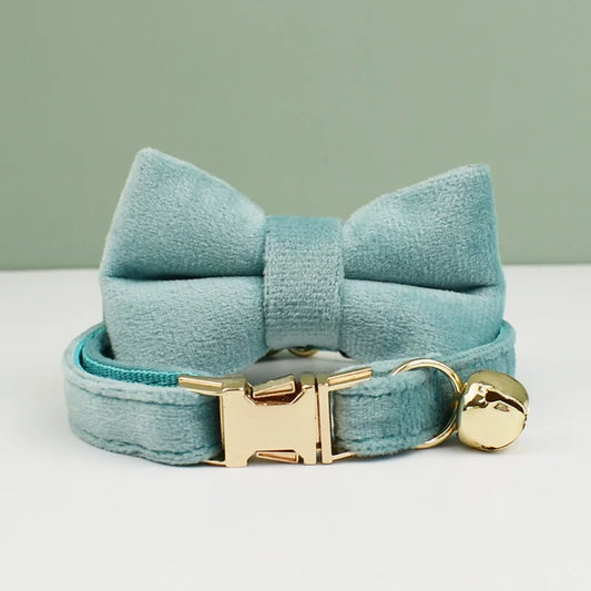 Personalized Velvet Cat Collar