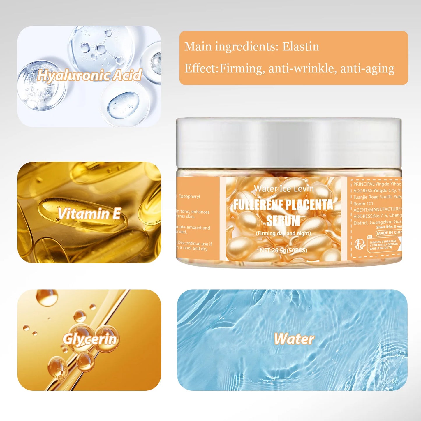 Collagen Hyaluronic Acid Serum Capsules