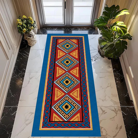 Bohemian Geometric Runner Rug